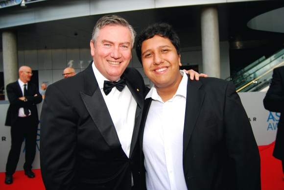 Eddie McGuire and Eden Caceda at the 2015 ASTRA Awards, The Star, Sydney - Photographed by Whitney Duan
