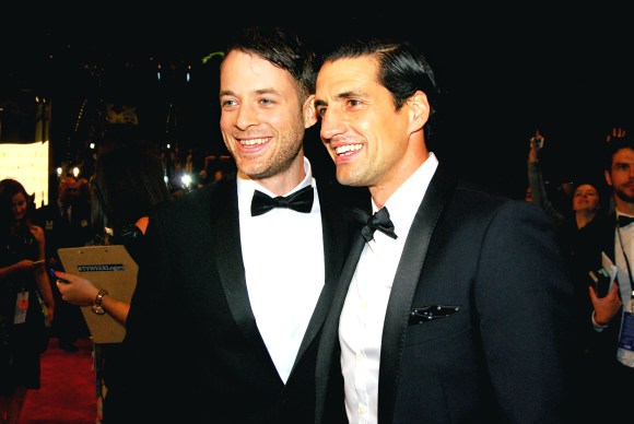 Hamish Blake and Andy Lee at the 2015 Logie Awards, Melbourne, Australia - Photographed by Whitney Duan