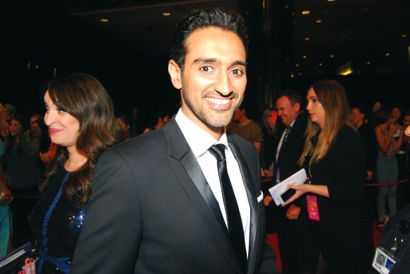 Television host Waleed Aly with Eden Caceda at the 2015 Logie Awards, Melbourne, Australia - Photographed by Whitney Duan